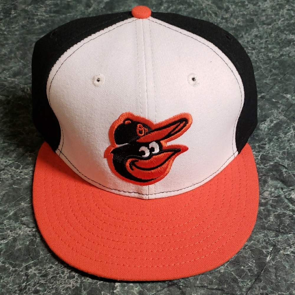 New Era Black and Orange Snapback Hat